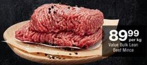 Value Bulk Lean Beef Mince