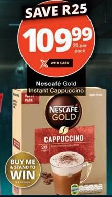 Nescafé Gold Instant Cappuccino