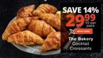 The Bakery Cocktail Croissants 10 Per Pack