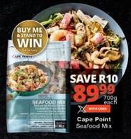 Cape Point Seafood Mix 700gm