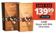 Lindt Nuxor with Milk Chocolate