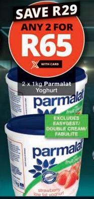 Parmalat Yoghurt 2 x 1kg 