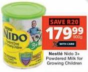 Nestlé Nido 3+ Powdered Milk for Growing Children 900g