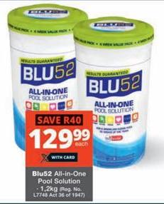 Blu52 All-in-One Pool Solution 1,2kg 