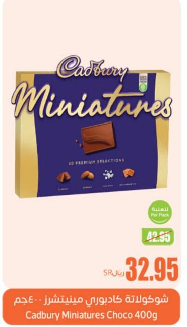 Cadbury Miniatures Choco 400g
