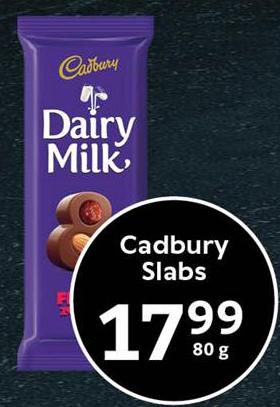 Cadbury Slabs 80 g