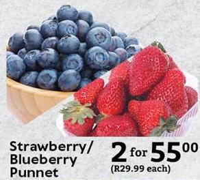 Strawberry/ Blueberry Punnet