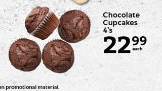 Chocolate Cupcakes 4's