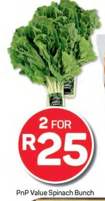 PnP Value Spinach Bunch