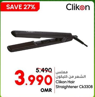 Clikon Hair Straightener Ck3308