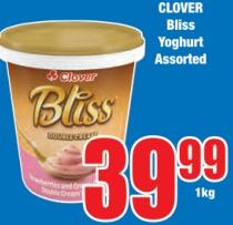 CLOVER Bliss Yoghurt Assorted 1kg