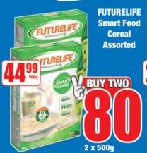 FUTURELIFE Smart Food Cereal Assorted 2x500g