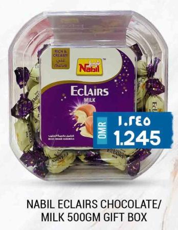 NABIL ECLAIRS CHOCOLATE/ MILK 500GM GIFT BOX
