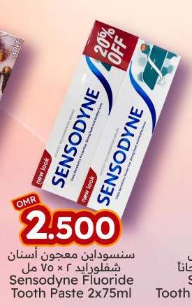 Sensodyne Fluoride Tooth Paste 2x75ml