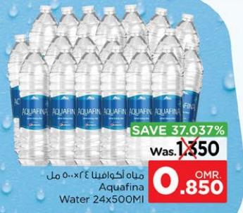 Aquafina Water 24x500Ml