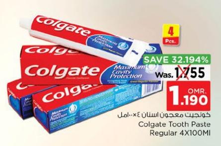 Colgate Tooth Paste Regular 4X100Ml