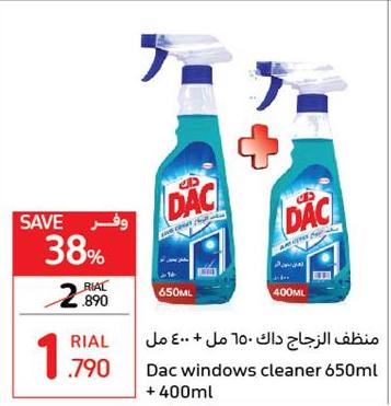 Dac windows cleaner 650ml +400ml