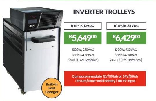 INVERTER TROLLEYS BTR-2K 24VDC