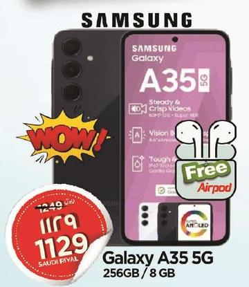 Galaxy A35 5G 256 GB + FREE Earphone Buds