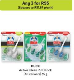 Duck Active Clean Rim Block (All variants) 35g Any 3