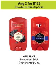 OLD SPICE Deodorant Stick (All variants) any 2 