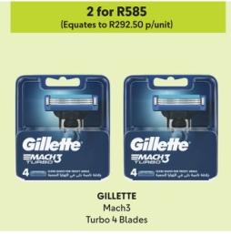 Gillette Mach3 Turbo 4 Blades 