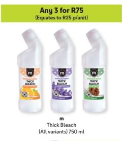 Makro Thick Bleach (All variants) 750ml Any 3