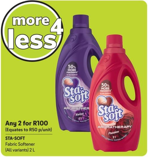 STA-SOFT Fabric Softener (All variants) any 2 