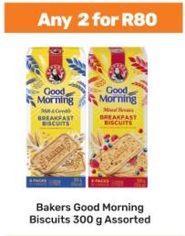 Bakers Good Morning Biscuits 300 g Assorted Any 2