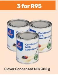 Clover Condensed Milk Sweetened 385g