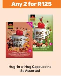 Hug-in-a-Mug Cappuccino 8s Assorted Any 2