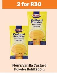 Moir's Vanilla Custard Powder Refill 250g