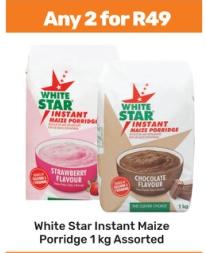 White Star Instant Maize Porridge 1 kg Assorted Any 2