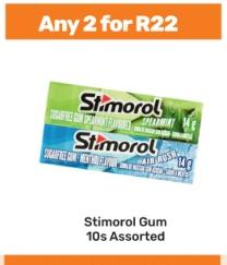 Stimorol Gum 10s Assorted Any 2