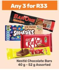 Nestlé Chocolate Bars 40 g - 52 g Assorted Any 3