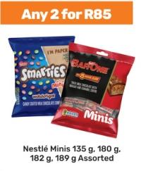 Nestlé Minis 135g, 180g, 182g, 189g, Assorted Any 2