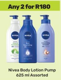 Nivea Body Lotion Pump Assorted any 2 