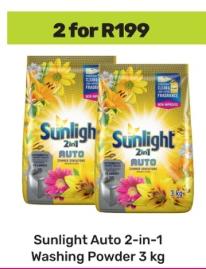 Sunlight Auto 2-in-1 Washing Powder 3 kg