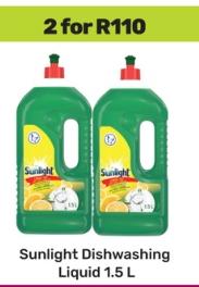 Sunlight Dishwashing Liquid 1.5 L