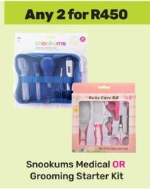 Snookums Medical or Grooming Starter Kit any 2 