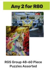 RGS Group 48-60 Piece Puzzles Assorted any 2