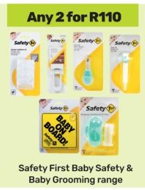 Safety First Baby Safety & Baby Grooming range any 2 