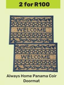 Always Home Panama Coir Doormat