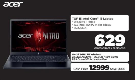 Asus TUF 15 Intel Core i5 Laptop