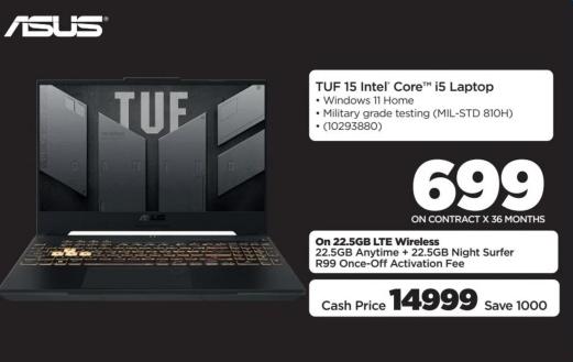 Asus TUF 15 Intel Core i5 Laptop