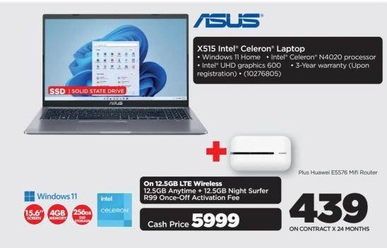 ASUS X515 Intel Celeron Laptop