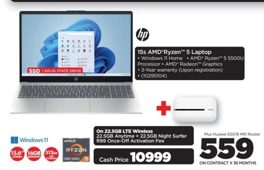 HP 15s AMD Ryzen 5 Laptop