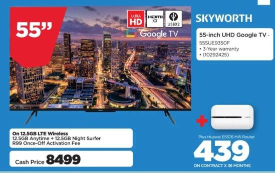 Skyworth 55-inch UHD Google TV