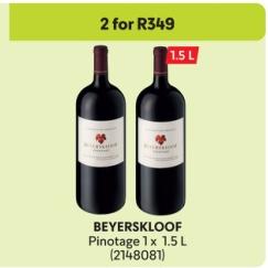 BEYERSKLOOF Pinotage 1 x 1.5 L