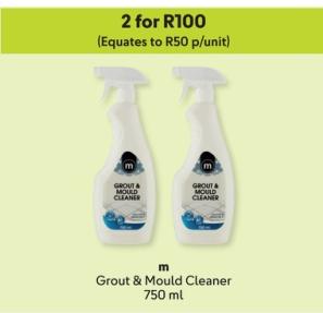 M Grout & Mould Cleaner 750 ml